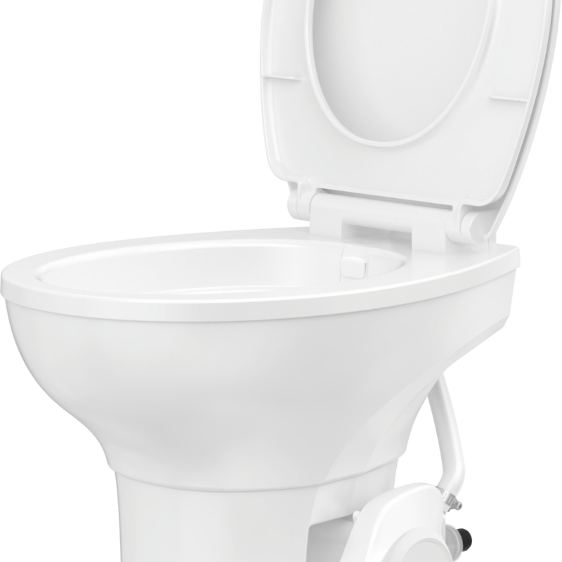 PowerMax Residential Height RV Toilet – Porcelain Bowl Model
